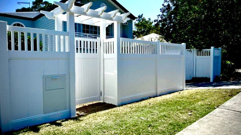 PVC Sliding and Swing Driveway Gates