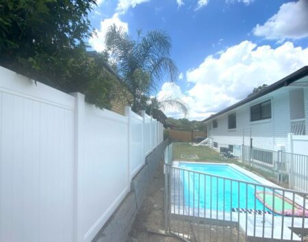Victoria PVC fence gallery poolside boundary fencing by Queensland Fencing Specialists