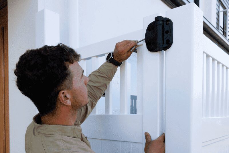 Professional PVC fence installation by Queensland Fencing Specialists